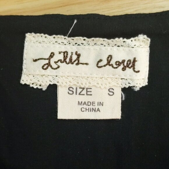 Anthropologie Black Crochet Zipper Blazer Jacket - Picture 3 of 4